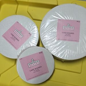 Sunny Side Up Bakery Cake Boards Set